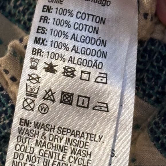 RoXy Oceanside Stripe Flare Pants Size Small - Picture 10 of 10